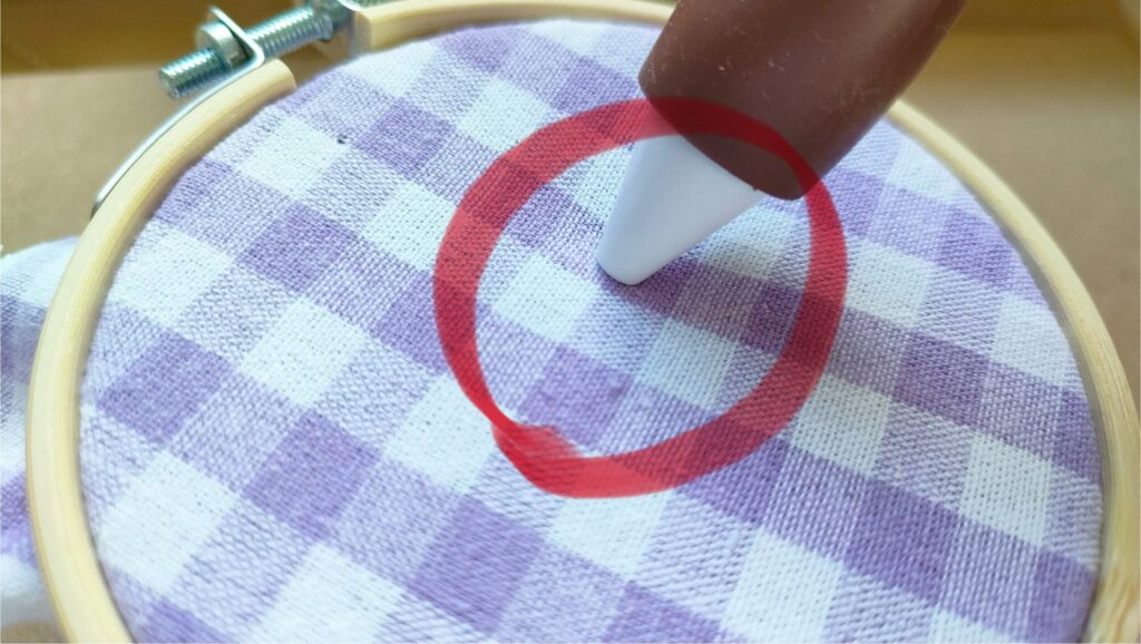 パンチニードル注意点