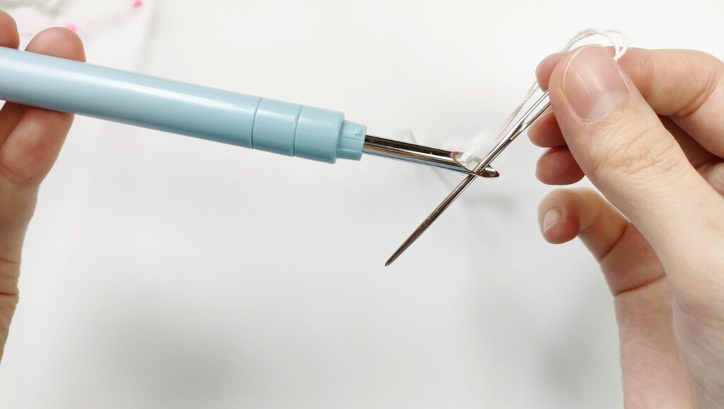 クロバーパンチニードルレビュー糸通し