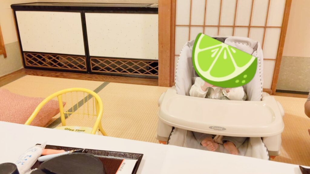 古窯夕飯子供用イス